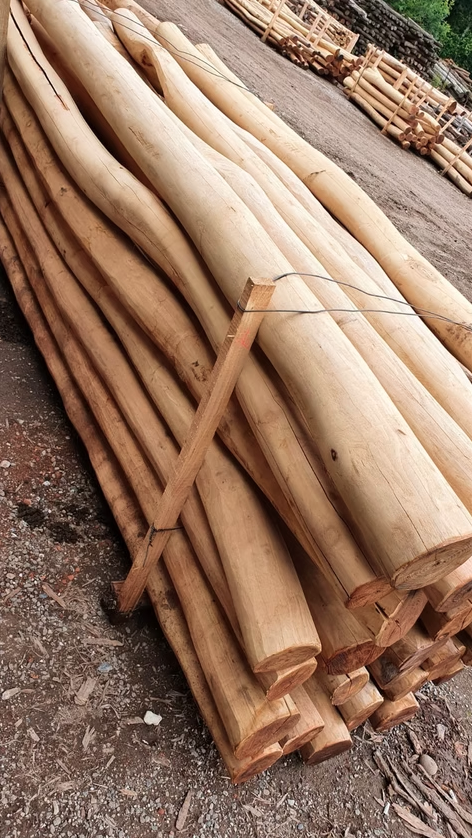 Brushed acacia plank — view 3