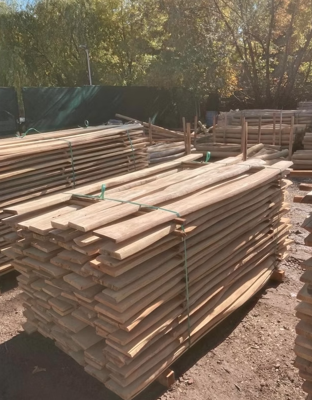Acacia boards with natural live edge