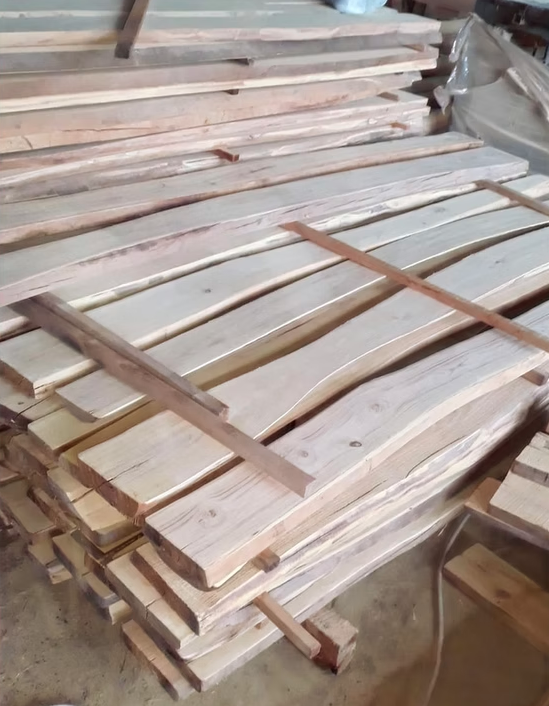 Acacia boards with natural live edge — view 3